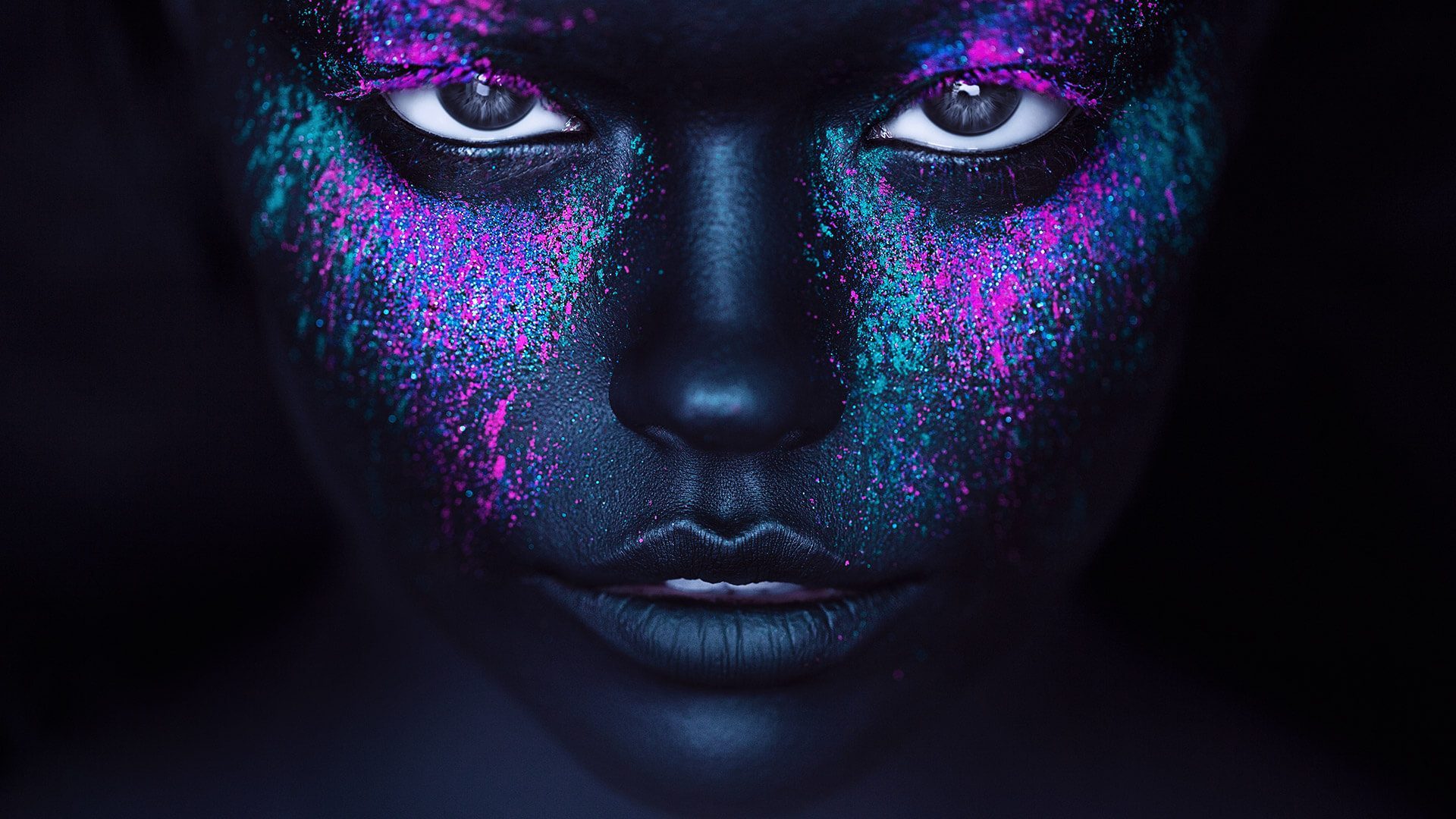 The effect of multicolor painting